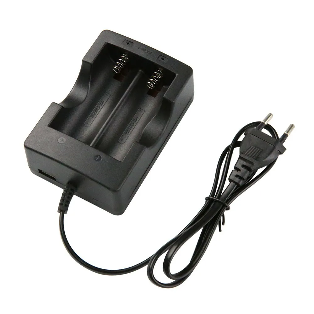 Φορτιστής για 2x 18650 μπαταρίες λιθίου 3.6V / 3.7V / 4.2V