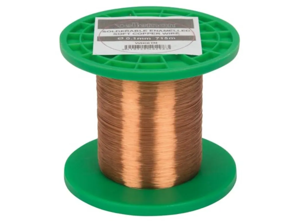 Σύρμα περιέλιξης Χαλκού Ø0.1mm - 715m - 1.5kohm