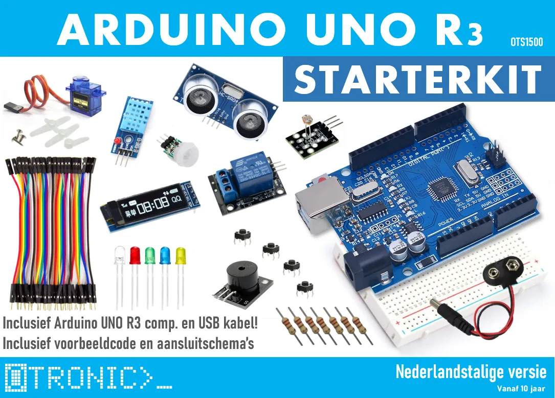 Arduino Starterkit UNO R3 στα ολλανδικά με δωρεάν ChatGPT
