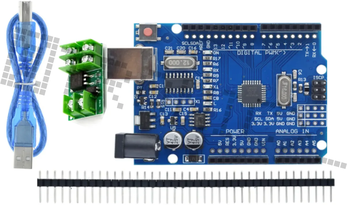 Starter Kit για Arduino Uno R3 με Mosfet module & 40-Delige Dupont Kabelset (male-male)