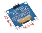 Μίνι OLED οθόνη λευκή 1.3 inch 128x64 I2C – 3