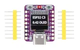 ESP32-C3 αναπτυξιακή πλακέτα με μίνι OLED οθόνη 0.42 inch midi – 2