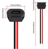 USB-C εντοιχιζόμενη υποδοχή chassisdeel – 2