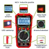 Ψηφιακό πολύμετρο Velleman CAT III 600V – 2