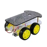 Σασί με 4 τροχούς και 4 TT μοτέρ, βάση ρομπότ DIY – 3