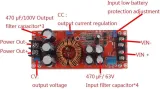 1200W 20A DC Step-Up Module 8-60V naar 12-83V – 2