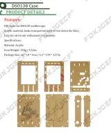 Διαφανές περίβλημα για DSO138 ψηφιακό παλμογράφο – 2