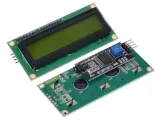 1602 LCD  πράσινο/κίτρινο backlight με  I2C προκολλημένο – 2