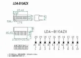 LED Bar 10 Τμημάτων Κίτρινο – 5