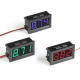 Βολτόμετρο 3.5-30V - Κόκκινο, 0.56inch, 2 Καλώδια. – 3