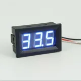 Βολτόμετρο 0-100V - Μπλε, 0.56 inch, 3 Καλώδια – 6