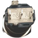 Κουμπί | on-off self lock | 12V LED Μπλε | RVS | 16mm – 4