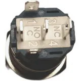Κουμπί | on-off self lock | 12V LED Κόκκινο | RVS | 16mm – 4