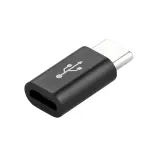 USB-C Male προς Micro-USB Female Adapter  - μαύρο – 1