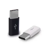 USB-C Male προς Micro-USB Female Adapter  - μαύρο – 3