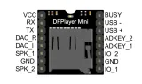 DFPlayer Mini (clone) MP3 module με υποδοχή MicroSD – 2
