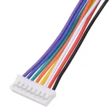 8 Pins Connector/Terminal καλώδιο, 1-πλευρικό - male, 26AWG 20cm, XH2.54mm – 2