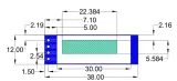Mini OLED display λευκό 0.91 inch 128x32 I2C – 4