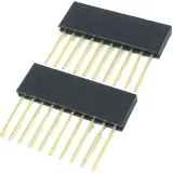 10-ακίδων θηλυκός στοιβαζόμενος header connector ύψους 11 mm – 3