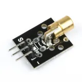 Μονάδα λέιζερ διόδου 5V κόκκινο λέιζερ 650 nm 5 mW χάλκινη κεφαλή – 2