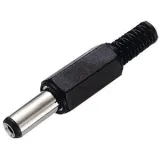 DC βύσμα τροφοδοσίας/Βύσμα βαρελιού/ Barrel Jack Αρσενικό 5,5 x 2,1 mm – 1