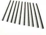 2.54Mm 40 Pins Στρογγυλή Θηλυκή Υποδοχή Pin Header Strip 1X40p Μαύρο – 2