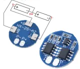 2S BMS πλακέτα φόρτισης και προστασίας για 2x 18650 – 3