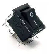Μίνι διακόπτης ταλάντωσης ON/OFF KCD11 250V 3A – 2