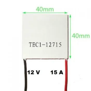 Μονάδα Peltier 12v 180W 40x40mm TEC1-12715