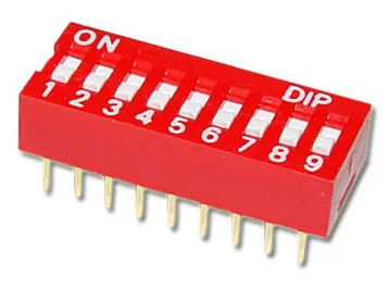 Διακόπτης DIP 9 Pins - 2,54mm pitch