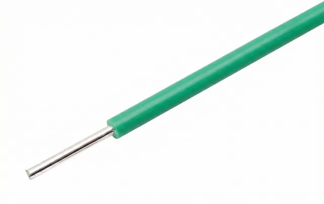 Πράσινο σύρμα με συμπαγή πυρήνα 22AWG για breadboards ανά μέτρο