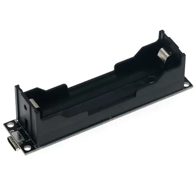 Θήκη μπαταρίας 18650 με Φορτιστή και module step-up 5V (USB-C)
