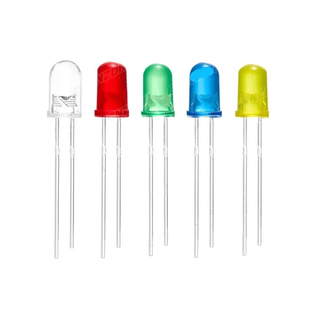 10x LED διόδους 5 διαφορετικά χρώματα