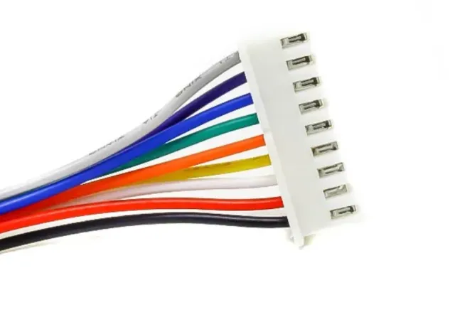 Micro JST XH 9 ακίδων pigtail connector αρσενικό