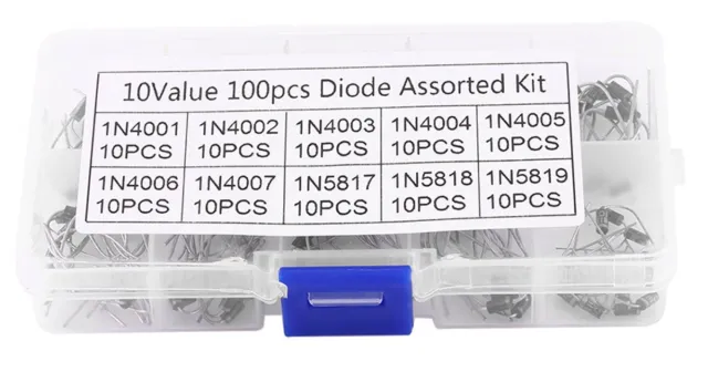 Σετ 100 διόδων 10 τύπων Rectifier / Schottky