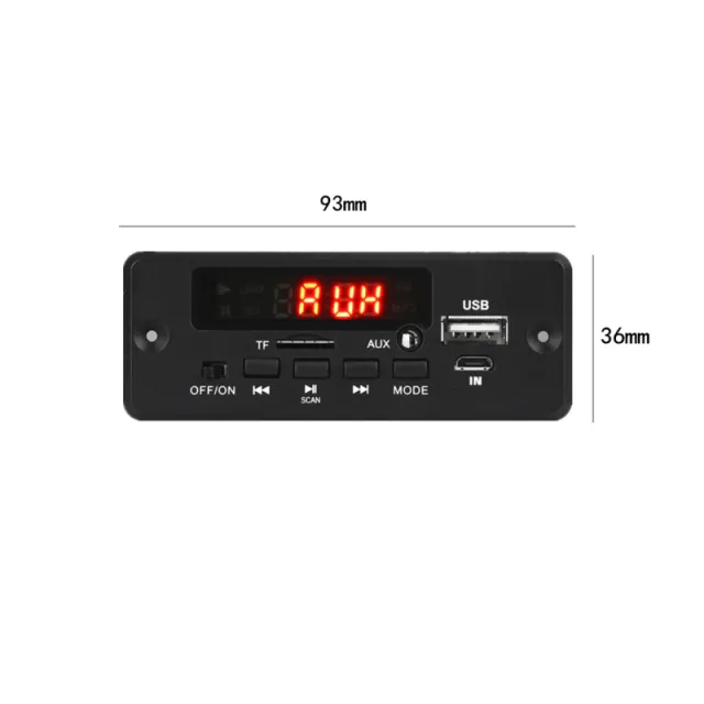 Bluetooth MP3 FM Εντοιχιζόμενη Μονάδα V1.1