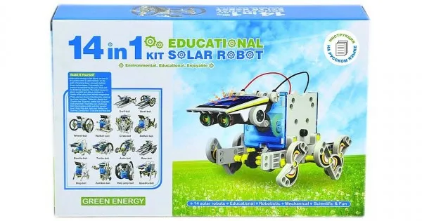 Εκπαιδευτικό κιτ ηλιακής ενέργειας Solar Robot 14 σε 1