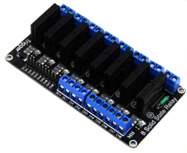 Μονάδα ρελέ Solid State 5V | 8 καναλιών (OMRON G3MB-202P)
