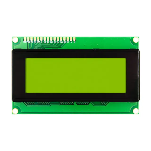 2004 LCD 5V πράσινο/κίτρινο backlight 20x4