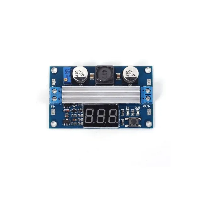 DC-DC Υψηλής Ισχύος Ρυθμιζόμενη Μονάδα Step-up 3.0~35V to 3.5~35V 100W with Digital Display Voltmeter