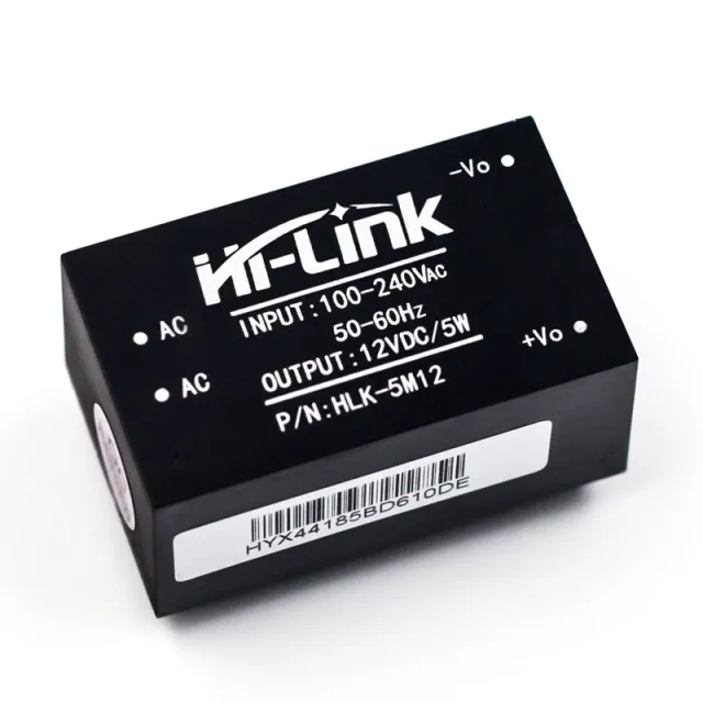 220VAC σε 12VDC 0,42A μετατροπέας module HLK-5M12