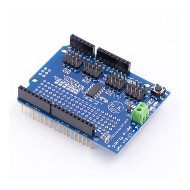 16-καναλικό 12-bit PWM και Servo shield με διεπαφή I2C για Arduino UNO R3