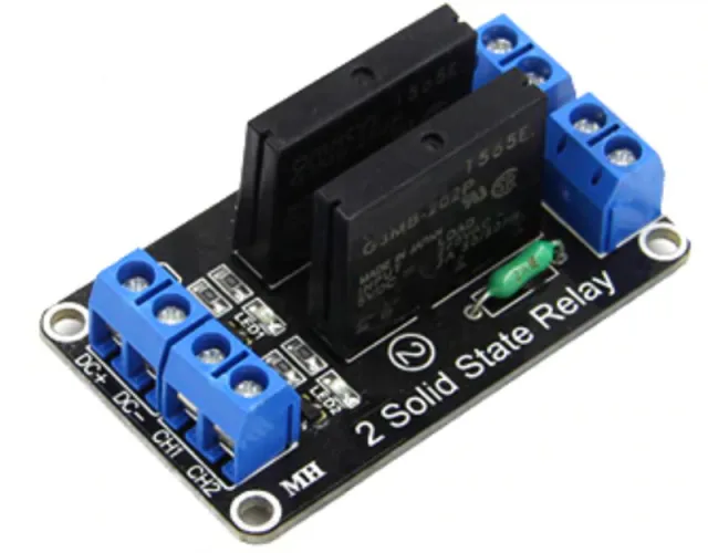 Μονάδα Solid State Relay 5V | 2-καναλιών (OMRON G3MB-202P)
