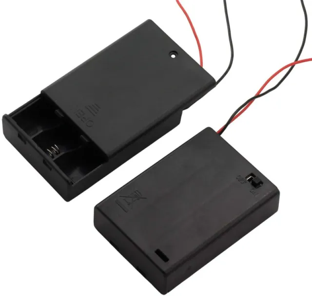 Θήκη μπαταριών 3x AAA με διακόπτη on/off (4.5V)