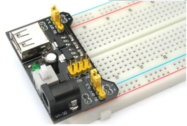 Μετατροπέας τροφοδοσίας breadboard σε 3.3v και 5v