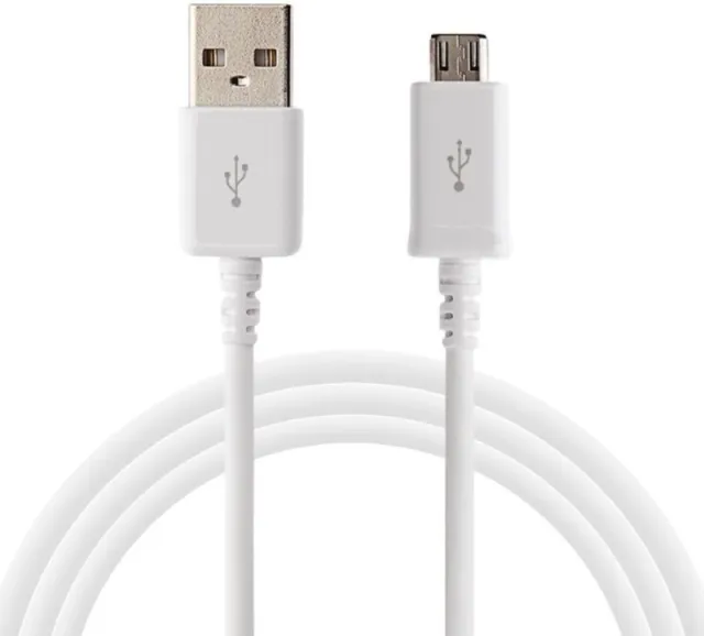 Καλώδιο USB-A προς Micro-USB 1 μέτρο Λευκό