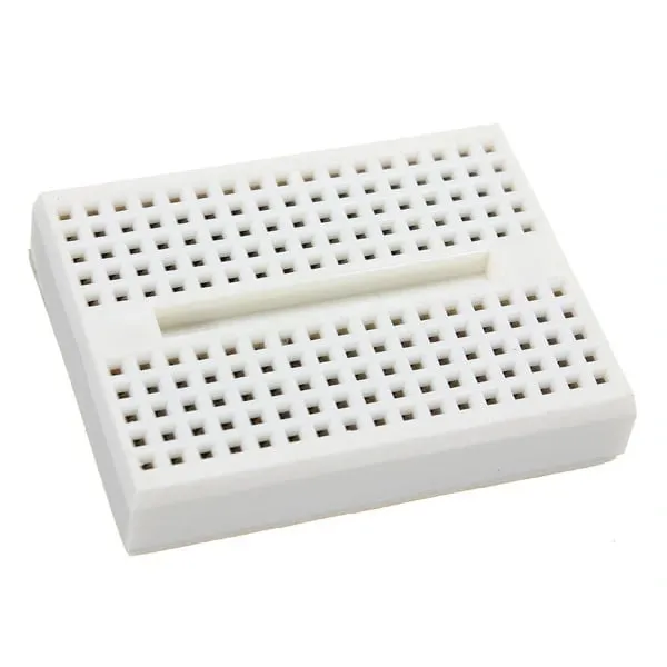 Μίνι Breadboard 170 οπών για πρωτοτυποποίηση Λευκό χωρίς σύνδεση