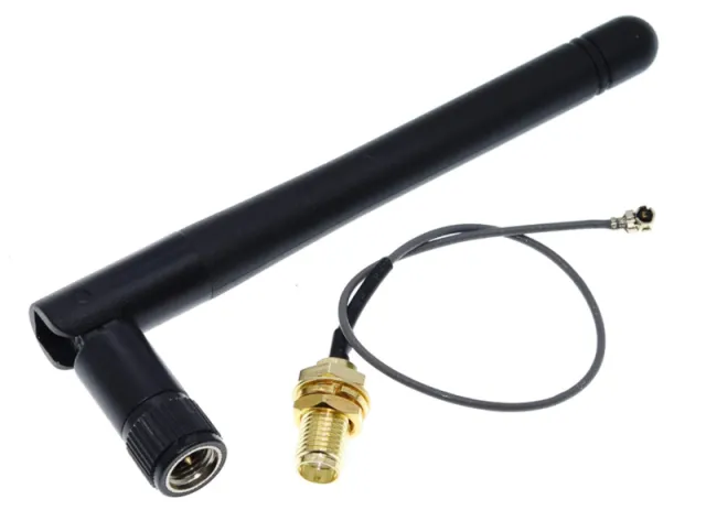 Κεραία WiFi 2.4Ghz με σύνδεσμο SMA προς uFL Ipex