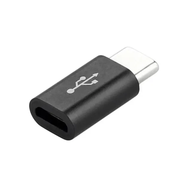 USB-C Male προς Micro-USB Female Adapter  - μαύρο