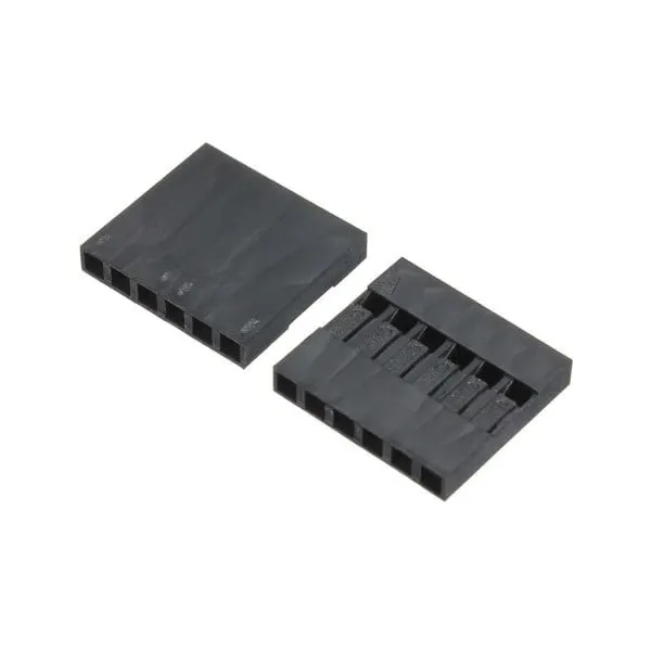 6P Dupont Πλαστικό Περίβλημα Ακροδέκτη Connector 2.54mm